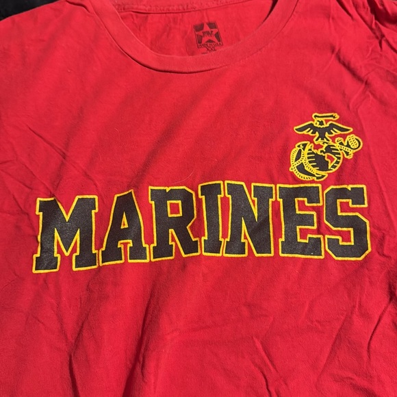 USMC red T-shirt, size XXL. - Picture 2 of 4